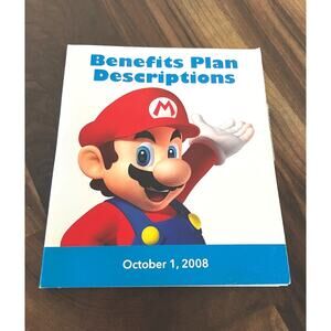 RARE Nintendo Employee Benefits Plan 2008 Cd-Rom